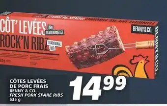 IGA CÔTES LEVÉES DE PORC FRAIS offer