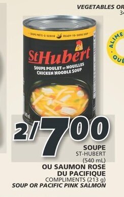 IGA SOUPE OU SAUMON ROSE DU PACIFIQUE offer