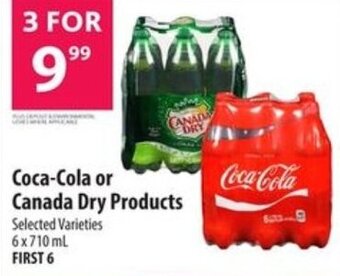 Co-op Coca-Cola or Canada Dry Products offer