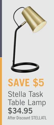The Brick Stella desk/task lamp offer