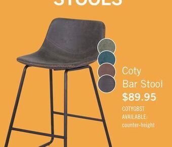 The Brick Coty bar stool - grey offer