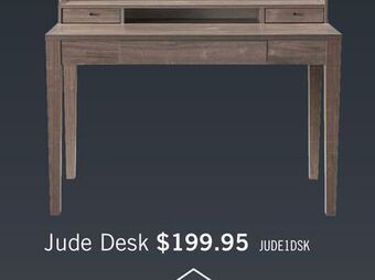 The Brick Jude desk - hazelnut offer