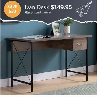 The Brick Ivan desk offer