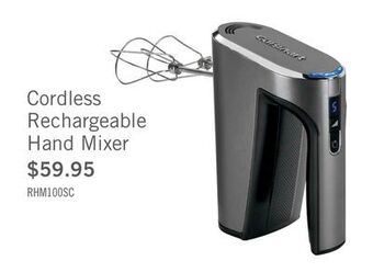 The Brick Cuisinart evolutionx™ cordless rechargeable 5-speed hand mixer - rhm-100c offer