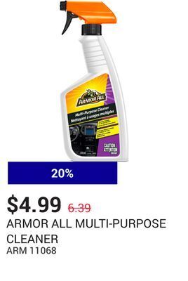 NAPA Auto Parts Multi-purpose cleaner offer