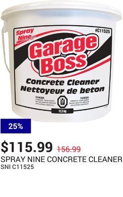 NAPA Auto Parts Concrete cleaner offer