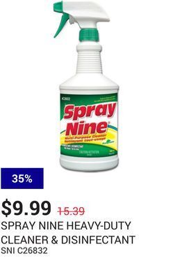 NAPA Auto Parts Heavy-duty cleaner & disinfectant offer