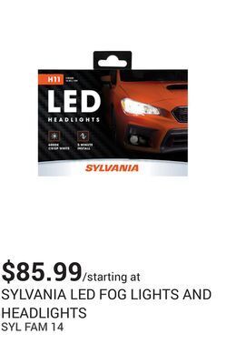 NAPA Auto Parts Led fog lights and headlights offer