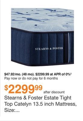 Ashley Furniture Camfield euro top innerspring 12 inch mattress, size: king by sealy offer