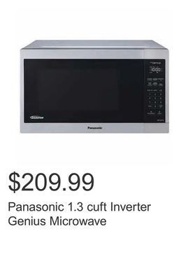 Costco Panasonic 1.3 cuft inverter genius microwave offer