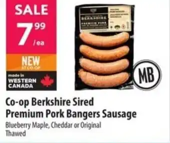 Co-op Berkshire Sired Premium Pork Bangers Sausage offer