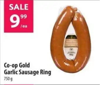 Co-op Co-op Gold Garlic Sausage Ring, 750 g offer