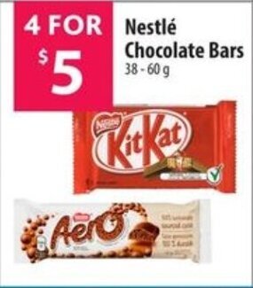 Co-op Nestlé Chocolate Bars 38 - 60 g offer
