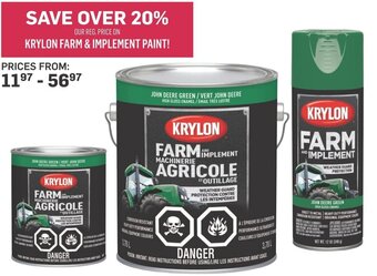 Co-op KRYLON FARM & IMPLEMENT PAINT! offer