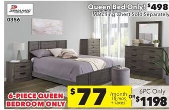 Surplus Furniture Alabaster oak 6-piece bedroom set offer