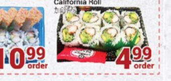 Oceans Fresh Food Market California roll offer