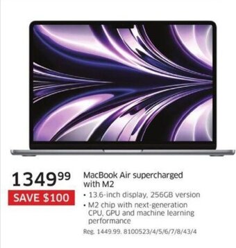 The Source MacBook Air supercharged with M2 offer