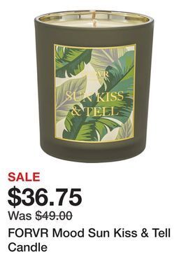 Sephora Forvr mood sun kiss & tell candle offer