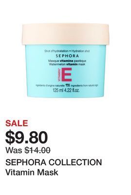 Sephora Sephora collection vitamin mask offer