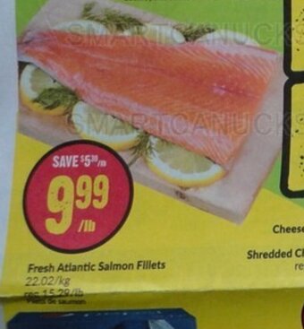 FreshCo Fresh Atlantic Salmon Fillets 22.02/kg offer