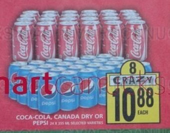 Food Basics COCA-COLA, CANADA DRY OR PEPSI offer