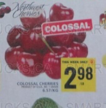 Food Basics COLOSSAL CHERRIES offer