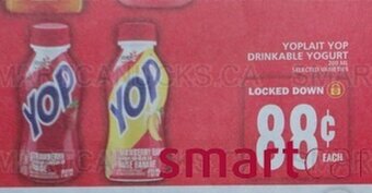 Food Basics YOPLAIT YOP DRINKABLE YOGURT offer