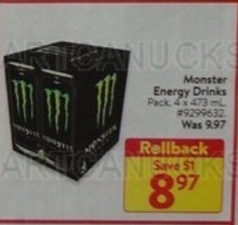 Walmart Monster Energy Drinks offer