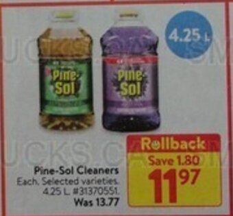 Walmart Pine-Sol Cleaners offer