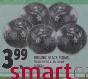Metro ORGANIC BLACK PLUMS offer
