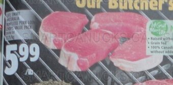 Metro LIFE SMART NATURALIA BONELESS PORK LOIN CHOPS offer