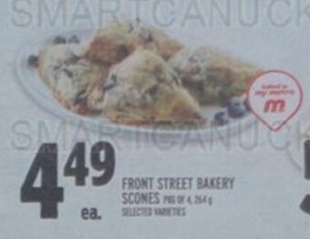Metro FRONT STREET BAKERY SCONES offer