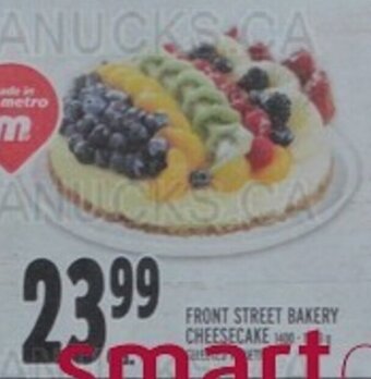 Metro FRONT STREET BAKERY CHEESECAKE offer