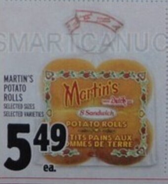 Metro MARTIN'S POTATO ROLLS offer