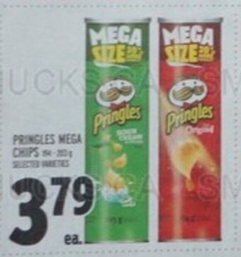 Metro PRINGLES MEGA CHIPS offer