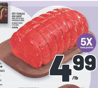 Metro ROTI FRANÇAIS NON BARDE offer