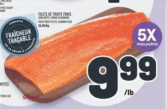Metro FILETS DE TRUITE FRAIS offer