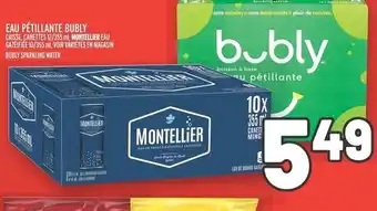 Metro EAU PÉTILLANTE BUBLY OR MONTELLIER offer