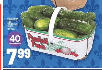 Metro CORNICHONS FRAIS offer