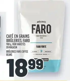 Metro CAFÉ EN GRAINS BRÜLERIES FARO offer