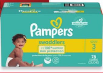 Walmart Pampers swaddlers or cruisers superpack diapers offer