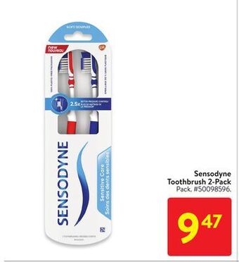 Walmart Sensodyne toothbrush 2-pack offer