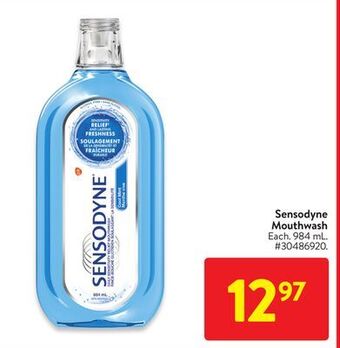 Walmart Sensodyne mouthwash offer