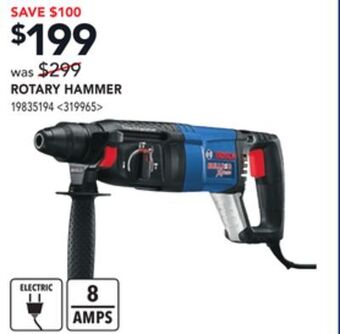 Lowe's Bosch rotary hammer offer