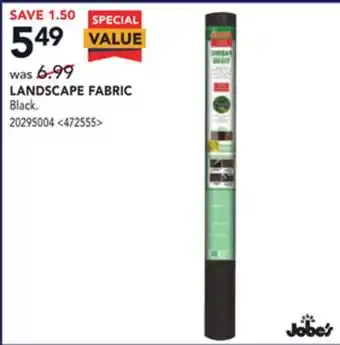Lowe's Jobe's landscape fabric offer