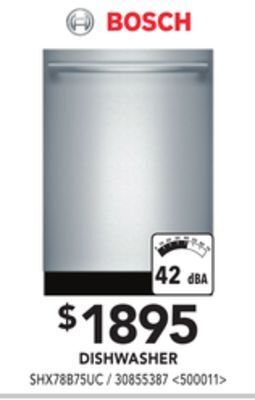 Lowe's Bosch dishwasher offer