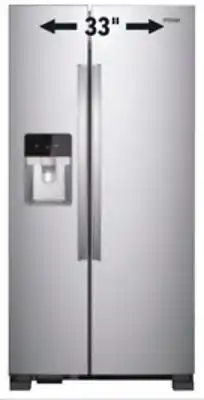 Lowe's Whirlpool 21 cu. ft. refrigerator offer