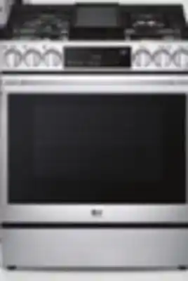 Lowe's Lg studio 6.3 cu. ft. instaview gas slide- in range offer