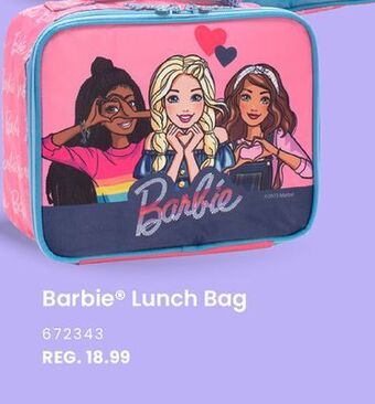 Toys R us Barbie® lunch bag offer