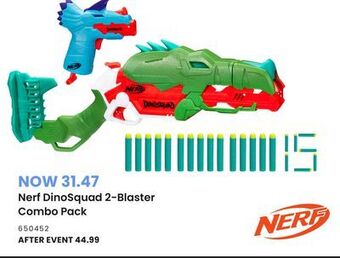 Toys R us Nerf dinosquad 2-blaster combo pack offer